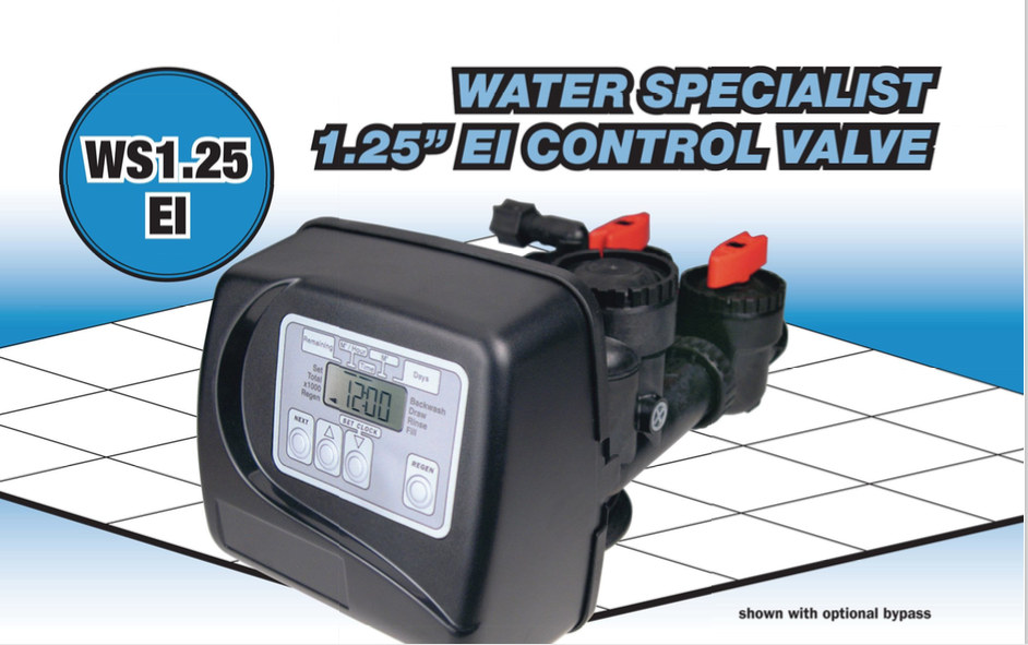 Water Specialist 1.25 EI Control Valve and Commercial Water Filters in North Georgia